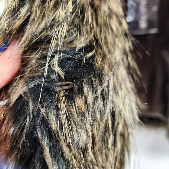 Regal Faux Fur Brown Vest w/ Hat Womens 2XL NWT - Picture 13 of 15